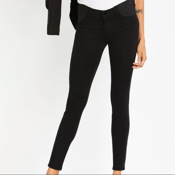 J brand maternity black jeans- like new! Comfy stretch! - Picture 2 of 4